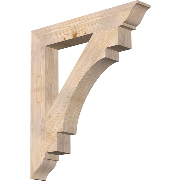 Ekena Millwork Merced Traditional Smooth Bracket, Douglas Fir, 5 1/2"W x 38"D x 42"H BKT06X38X42MRC01SDF - main